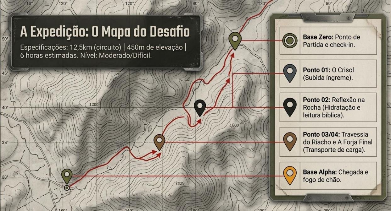 Mapa do Desafio Forjados